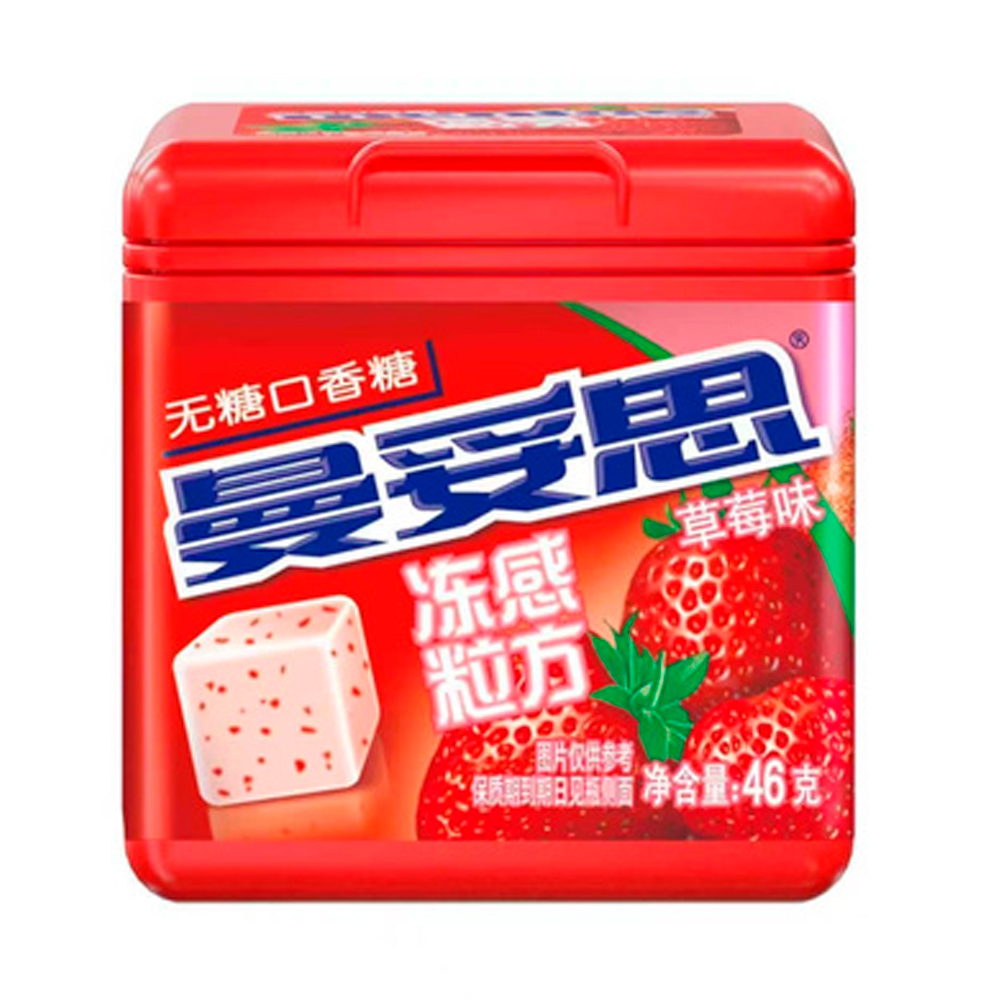 Жев.резинка Mentos Sugar Free Strawberry Flavor   46гр