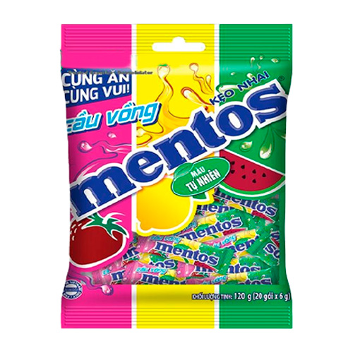 Жев.конфета Mentos Mini Rainbow   120гр