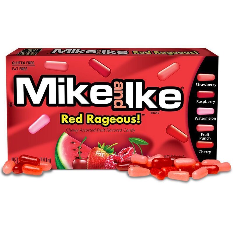 Конфеты Mike&Ike Red Rageous   120гр