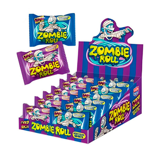 Жев.конфета Zombie Roll с кислой пудрой   14гр