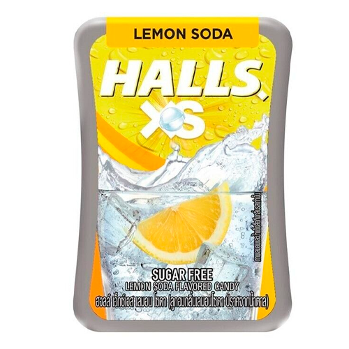 Леденцы HALLS         Lemon Soda Sugar Free  12,6гр