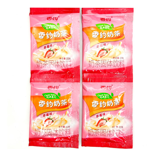 Растворимый напиток Xiangyue Клубничный Milk Tea  22гр