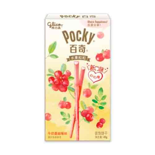 Бисквитные палочки Pocky со вкусом молочной клюквы   45гр