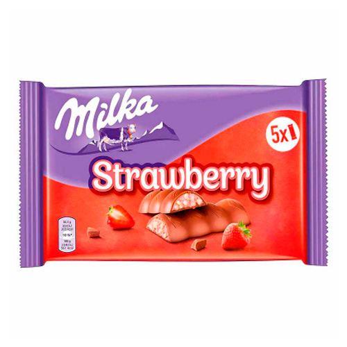 Батончик Milka Riegel Choco Erdbeer   182,5гр
