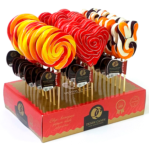 Леденцовая карамель  Dendy Candy Микс Твист (3 вида) 30гр.