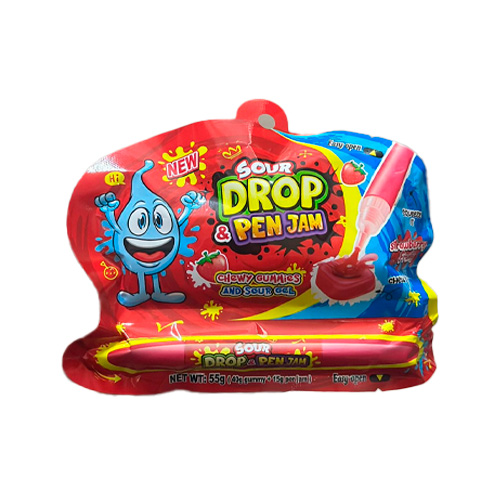 Жидкая карамель JOJO Strawberry Sour Drop Pen Jam   55гр