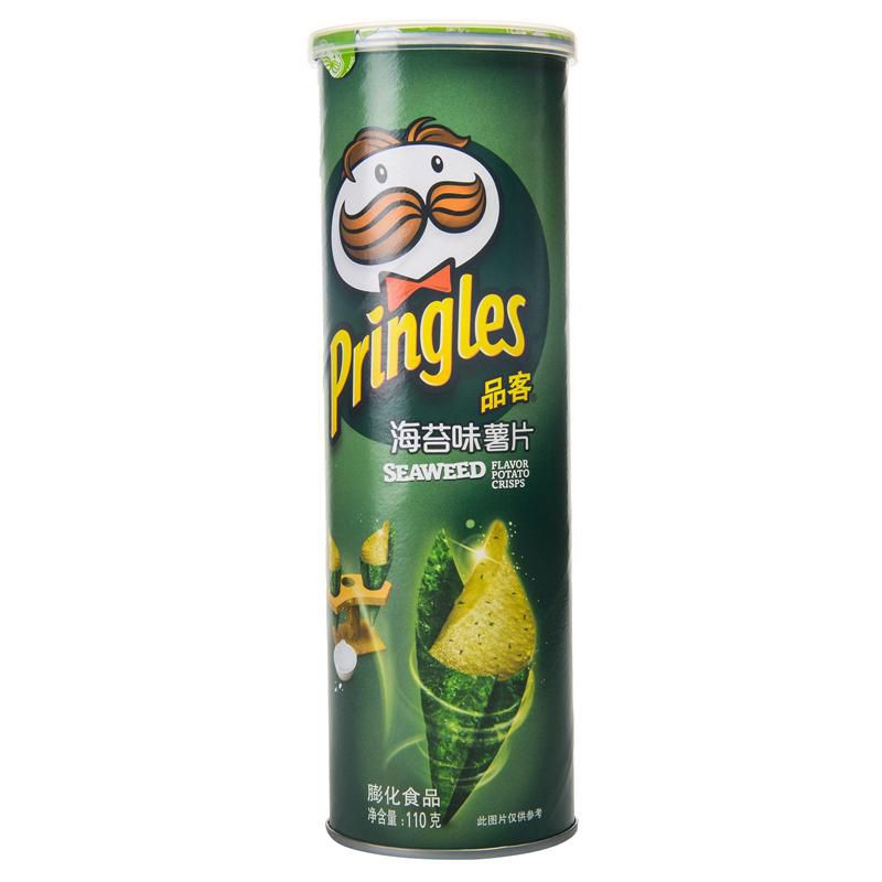 Чипсы Pringles со вкусом водорослей   110гр