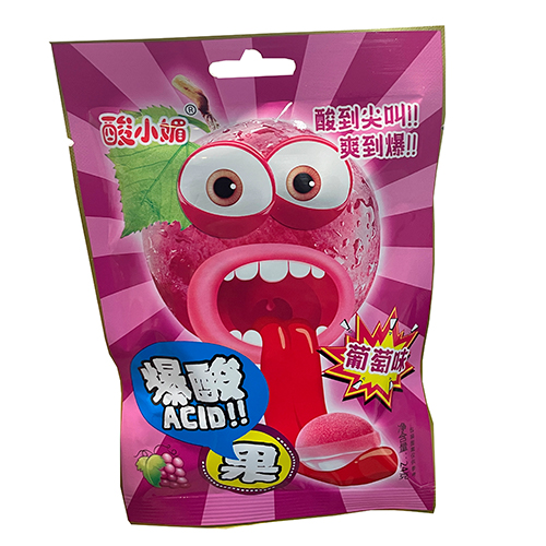 Конфеты Acid со вкусом винограда 24гр