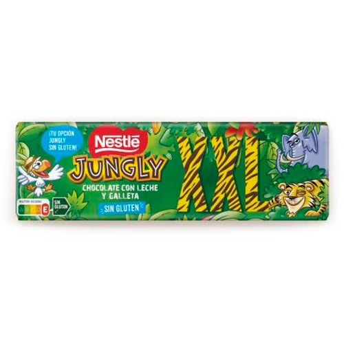 Шоколад Nestle Jungly молочный шоколад с печеньем  235гр