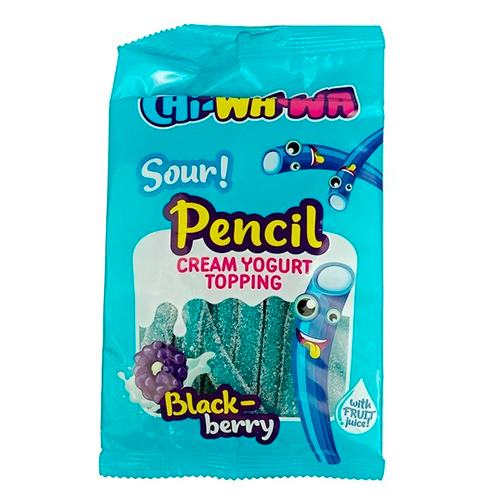 Жев.мармелад Chi-Wa-Wa Blackberry Sour Pencil   80гр