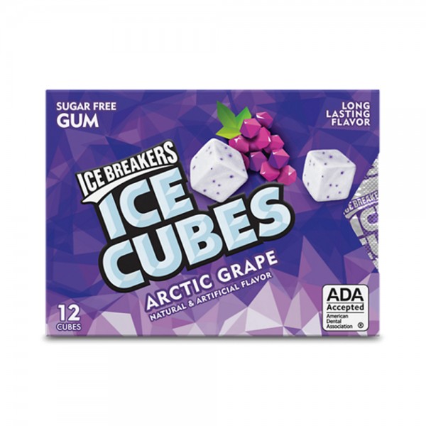 Жвачка ICE BREAKERS Ice Cubes Arctic Grape 27,6г