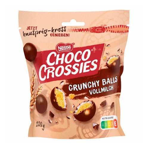 Шоколадные шарики Nestle Choco Crossies Crunchy Balls Vollmilch   200гр