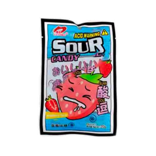 Конфеты Sour Candy Acid Warning Suan Клубника 20гр