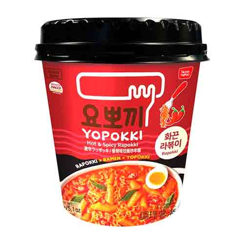 Лапша Yopokki Ramen + Клецки Hot & Spicy   145гр