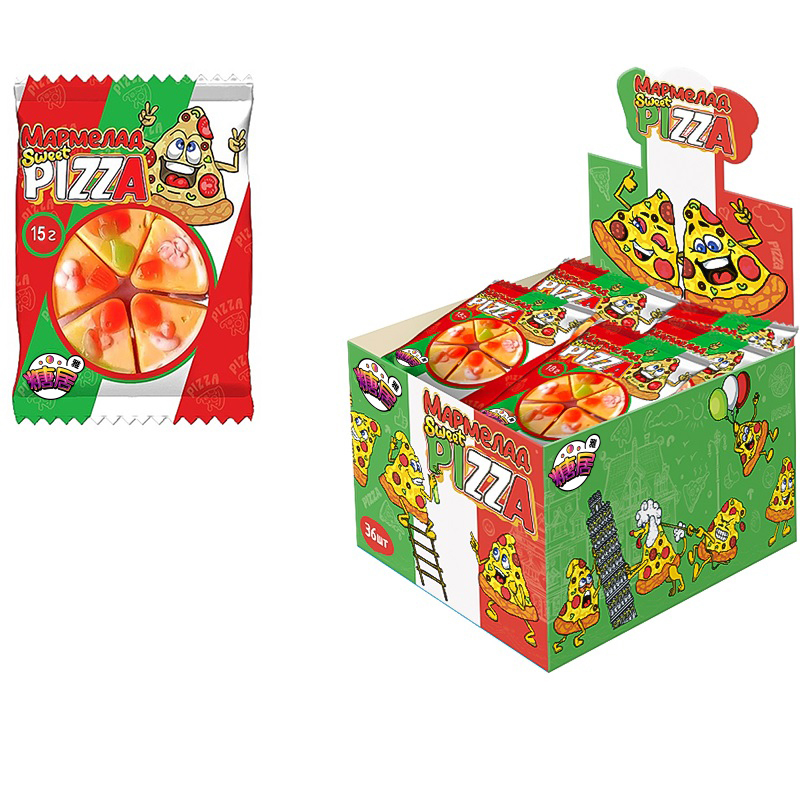 Мармелад Sweet Pizza 15гр