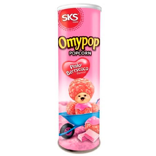 Попкорн Omypop розовая ягода 85гр