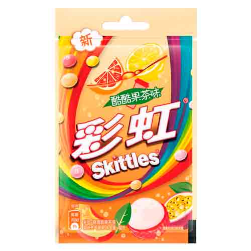 Драже Skittles Fruit Tea (Оранж. пак)   40гр