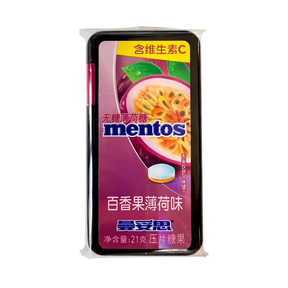 Леденцы Mentos Mint Passionfruit   21гр