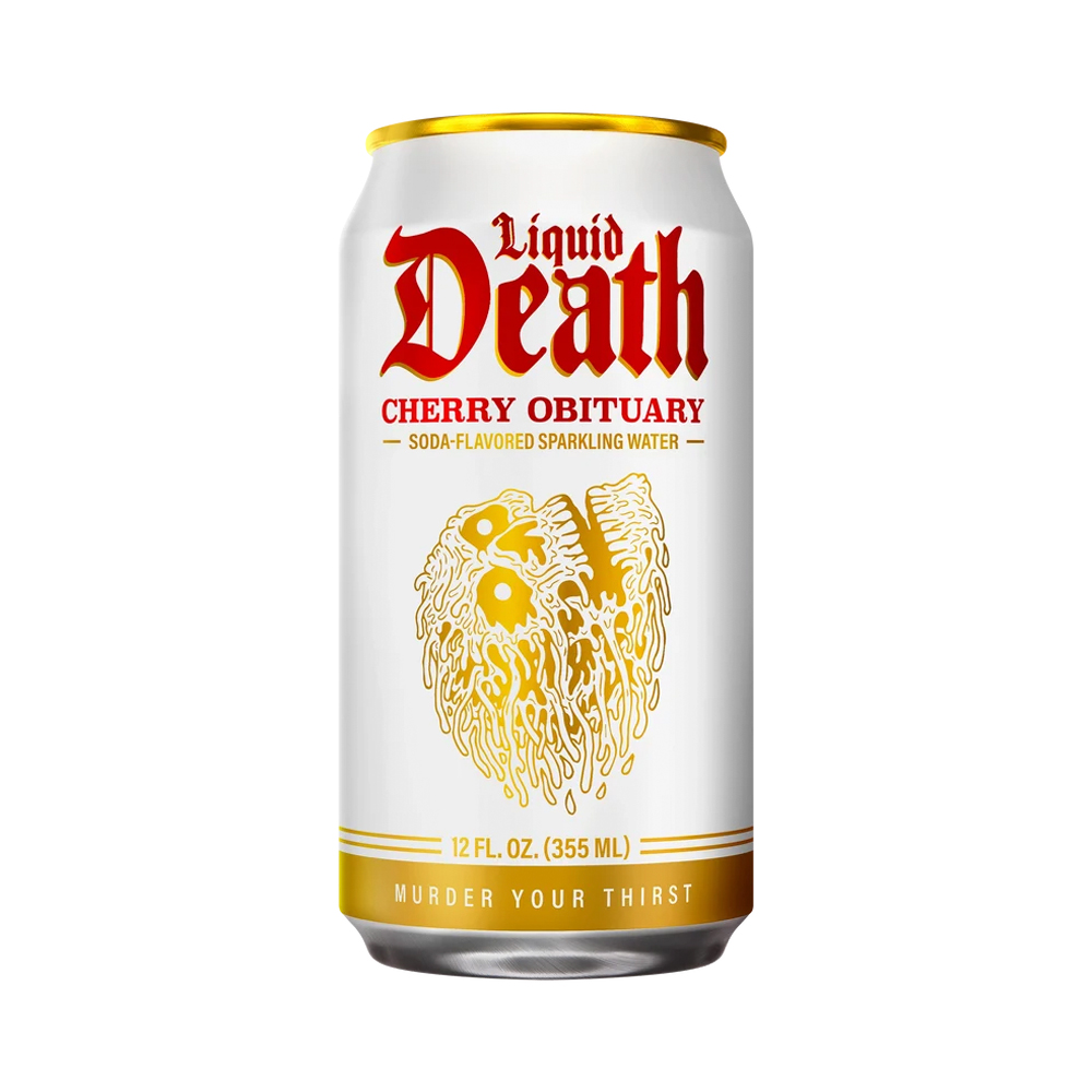 Газ.напиток Liquid Death Cherry Obituary Water   355мл