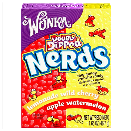Жев.конфета Wonka Nerds двойной фруктовый  микс    47гр