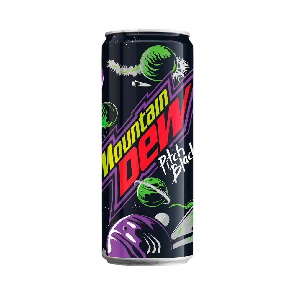Газ.напиток Mountain Dew Pitch Black   330мл