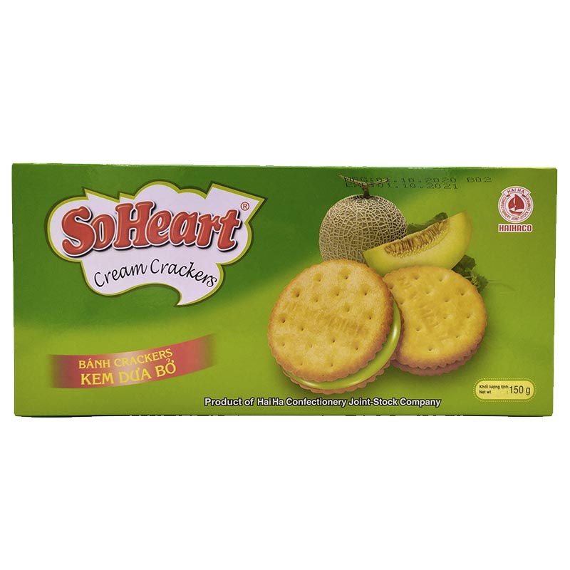 Печенье со вкусом дыни "Soheart melon" 150гр