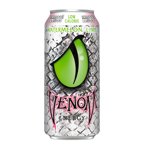 Газ. Напиток б/а тонизирующий VENOM Watermelon Lime Low Calorie 0,473 литра