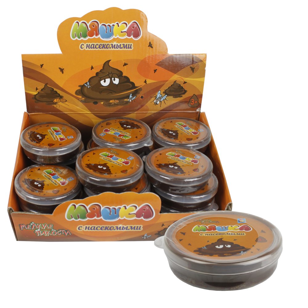 1toy Мелкие пакости Мяшка Какашка, блок 12 шт. (12х12)
