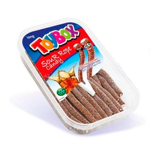 Жев.мармелад TOYBOX кислые веревки длинные Кола 200гр