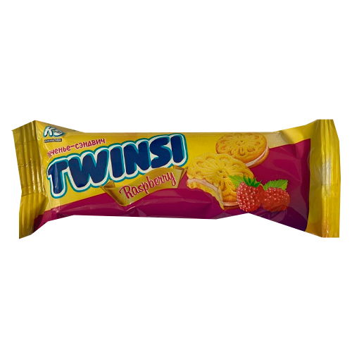 Печенье Twinsi с начинкой Малина 60гр.