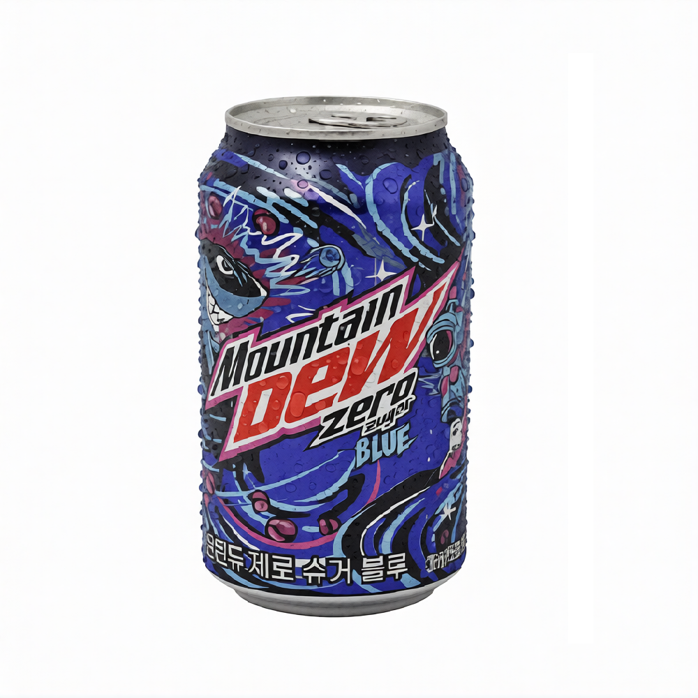 Напиток безалкогольный Mountain Dew  Zero Sugar BLUE   355мл