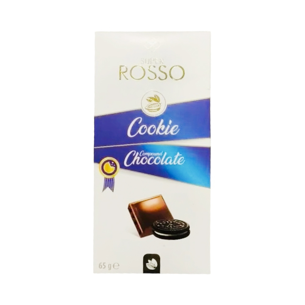 Шоколад ROSSO с печеньем Орео   65гр