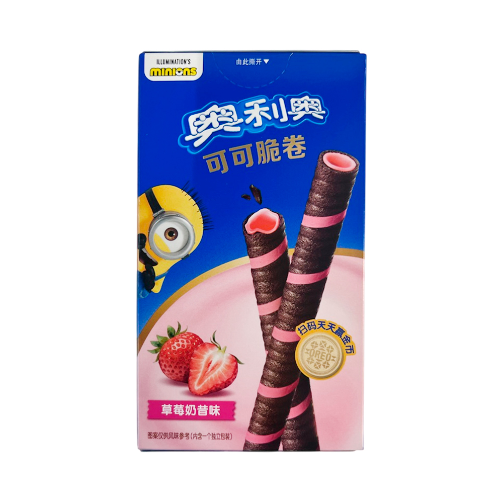 Трубочки Oreo Strawberry Crispy Roll  50гр