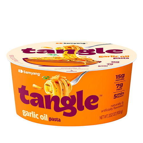 Лапша Samyang TANGLE с чесночно-масляным соусом в чашке   100гр