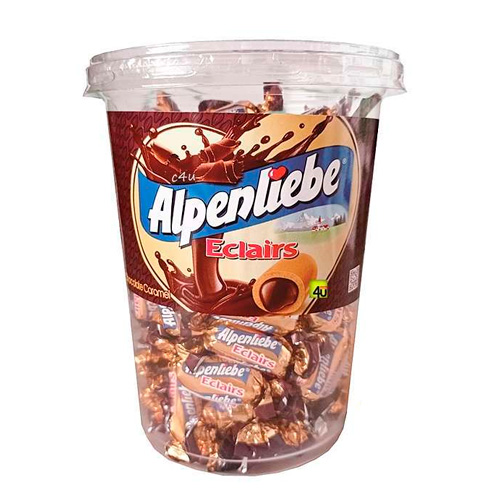 Жев.конфета Alpenliebe Chocolate caramel   360гр