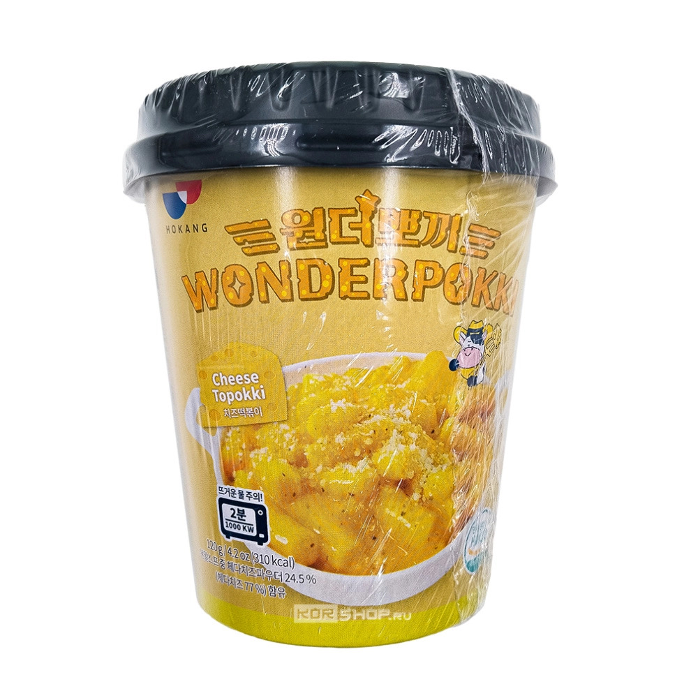 Рисовые клецки Hokang Wonderpokki Cheese Cup   120гр