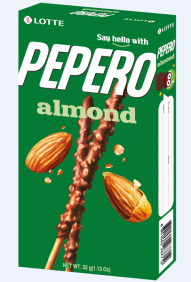 Бисквитные палочки Lotte Almond Реpего   36гр