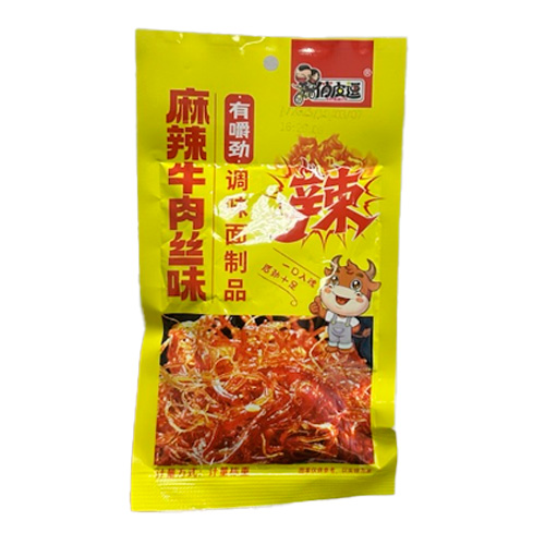 Снек Qiao pi dou Соломка со вкусом говядины   20гр