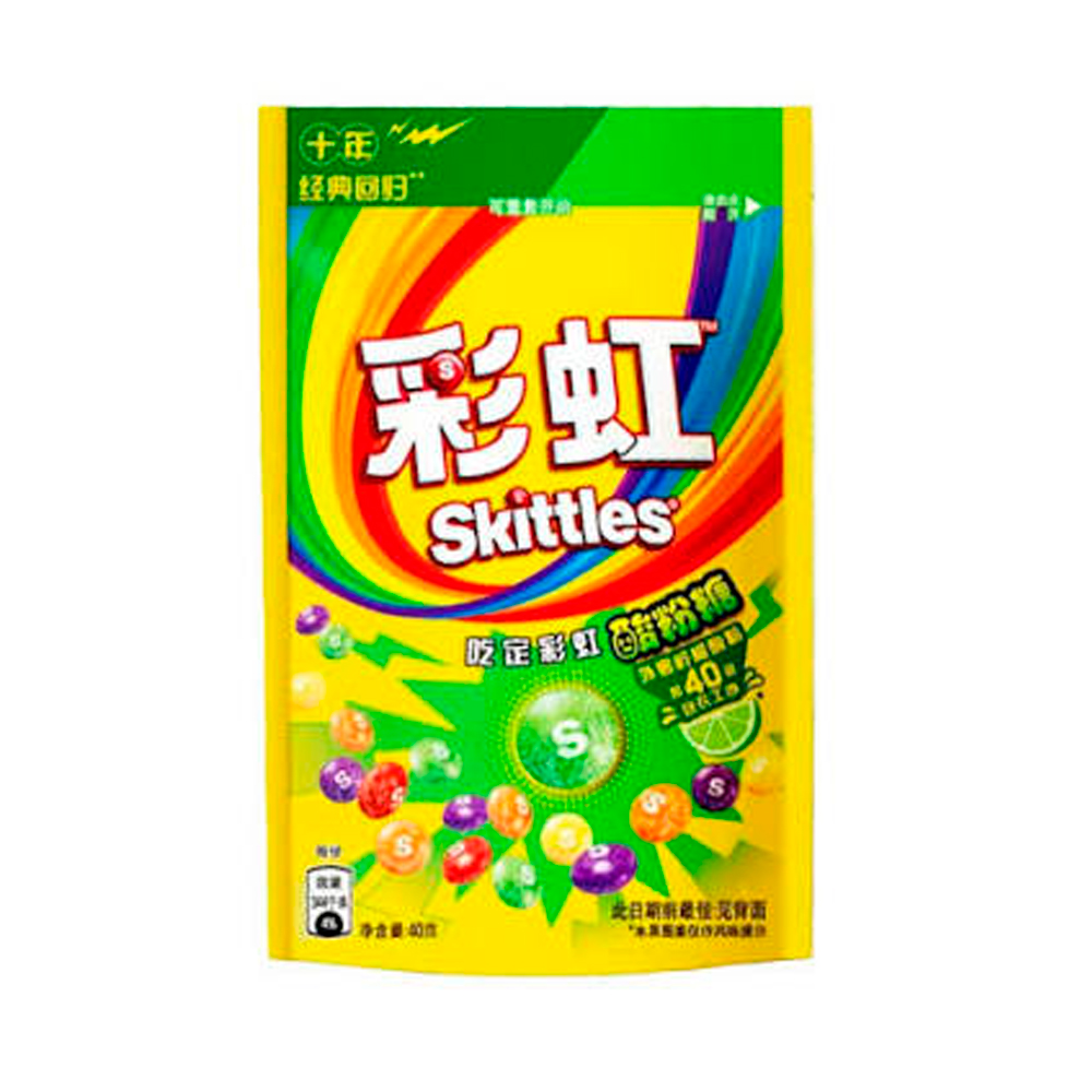 Драже Skittles Acid Powder Sugar   40гр