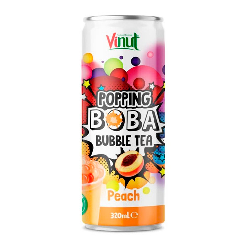 Напиток Vinut Bubble Tea Peach   320мл