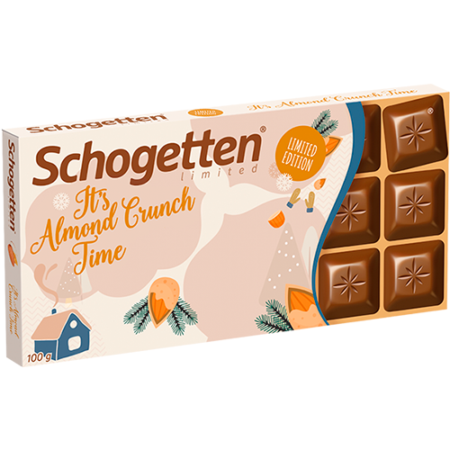 Шоколад Schogetten It's Time Almond Crunch 100гр