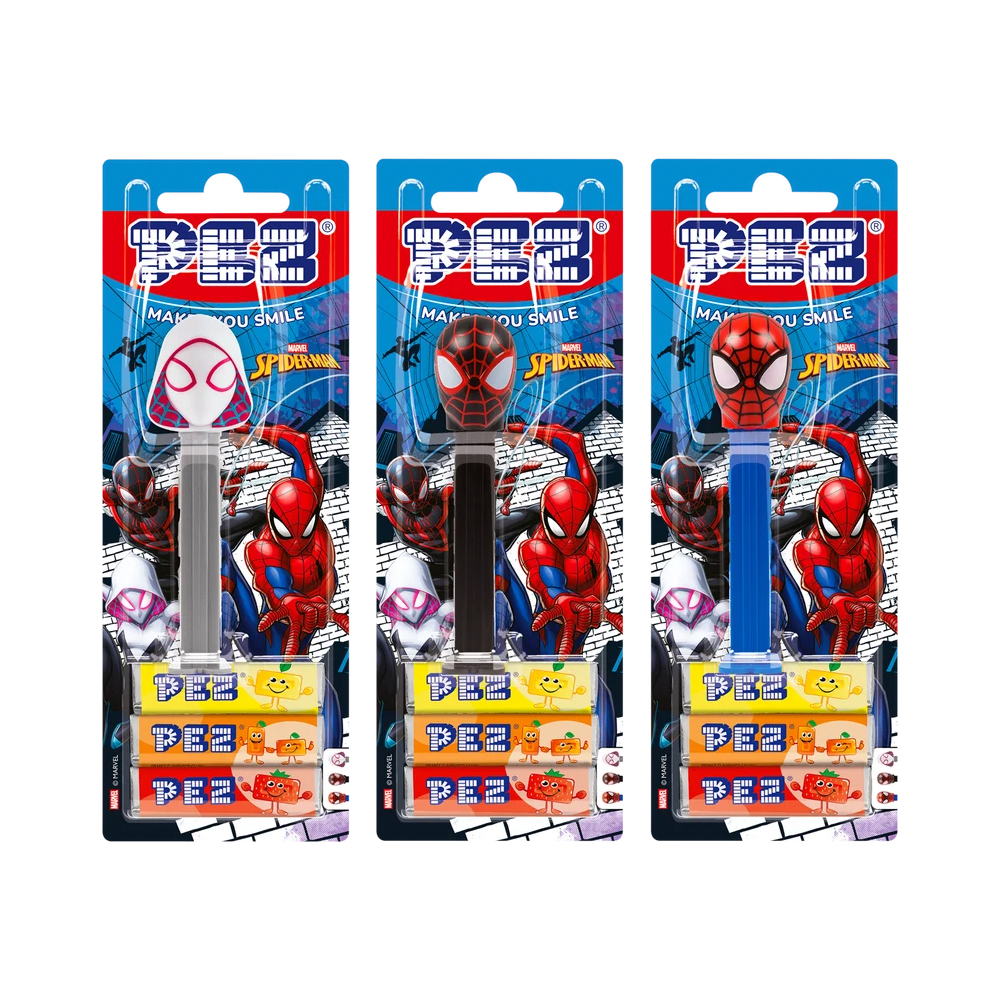 Карамель леденцовая PEZ SPIDERMAN   17гр
