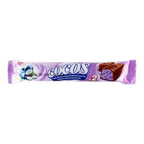 Батончик COCOS в молочном шоколаде Blueberry   48гр