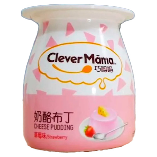 Желе CleverMama Cheese Pudding Strawberry   85гр