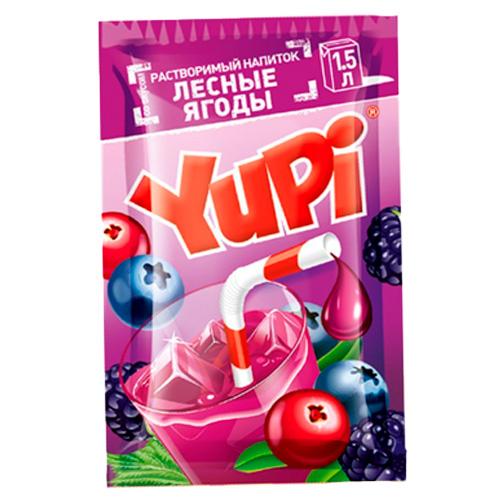 Растворимый напиток Yupi Yupi Лесные Ягоды    12гр