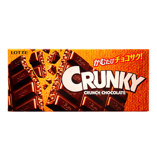 Шоколад Lotte Crunky Crunch Chocolate   45гр