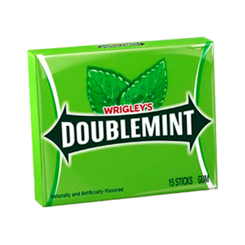 Жев.резинка Wrigley's doublemint   37,5гр