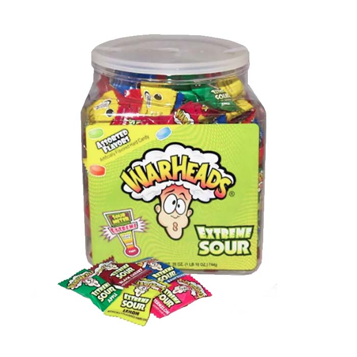 warheads экстримально кислые конфеты в банке