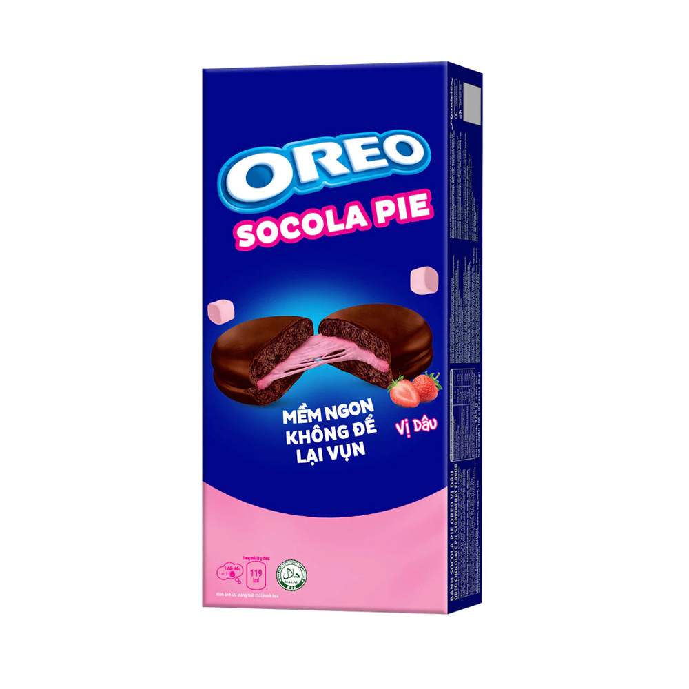 Печенье Oreo Chocolate Pie Strawberry   168гр