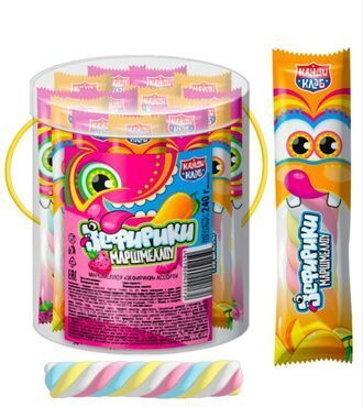 Маршмеллоу КандиКлаб Зефирки ассорти    5гр